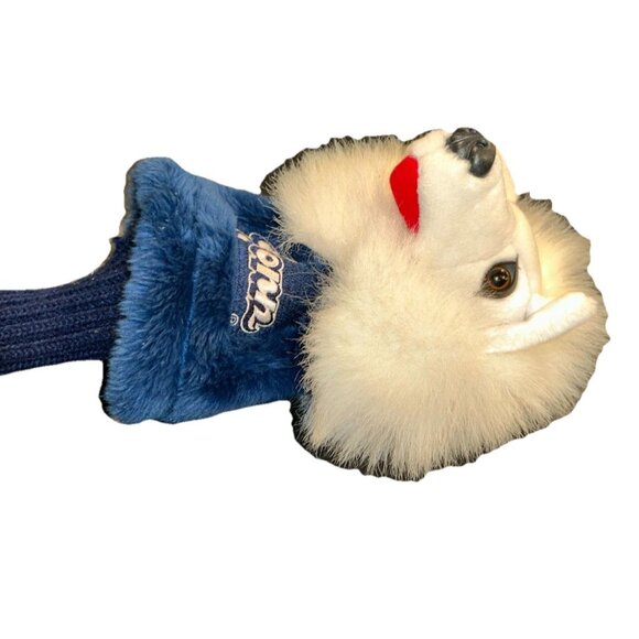 UCONN Huskies Driver Head Cover Stuffed DR White Blue Husky Dog Connecticut - Picture 3 of 9